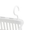 Hanging Plastic Storage Basket Bathroom Kitchen Shower Dorm Room Wall Mounted Storage Organizer