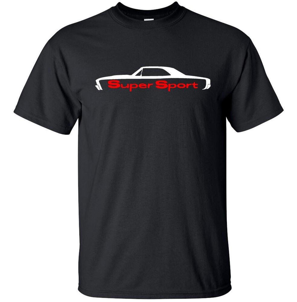 1966 66 Chevelle SS Super Sport T-Shirt Muscle Car Silhouette