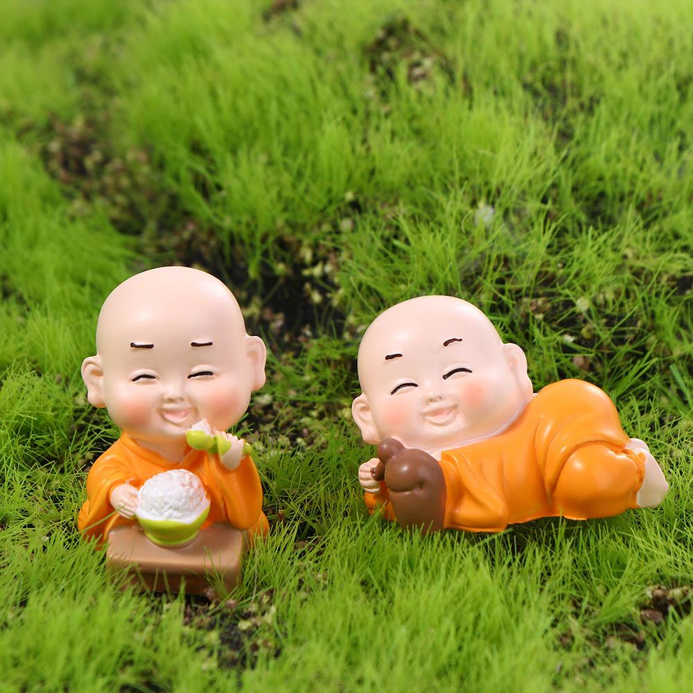 DIY Mini Resin Crafts Desktop Decor Small Ornament Garden Trinkets Mini Figurine Buddha Ornaments