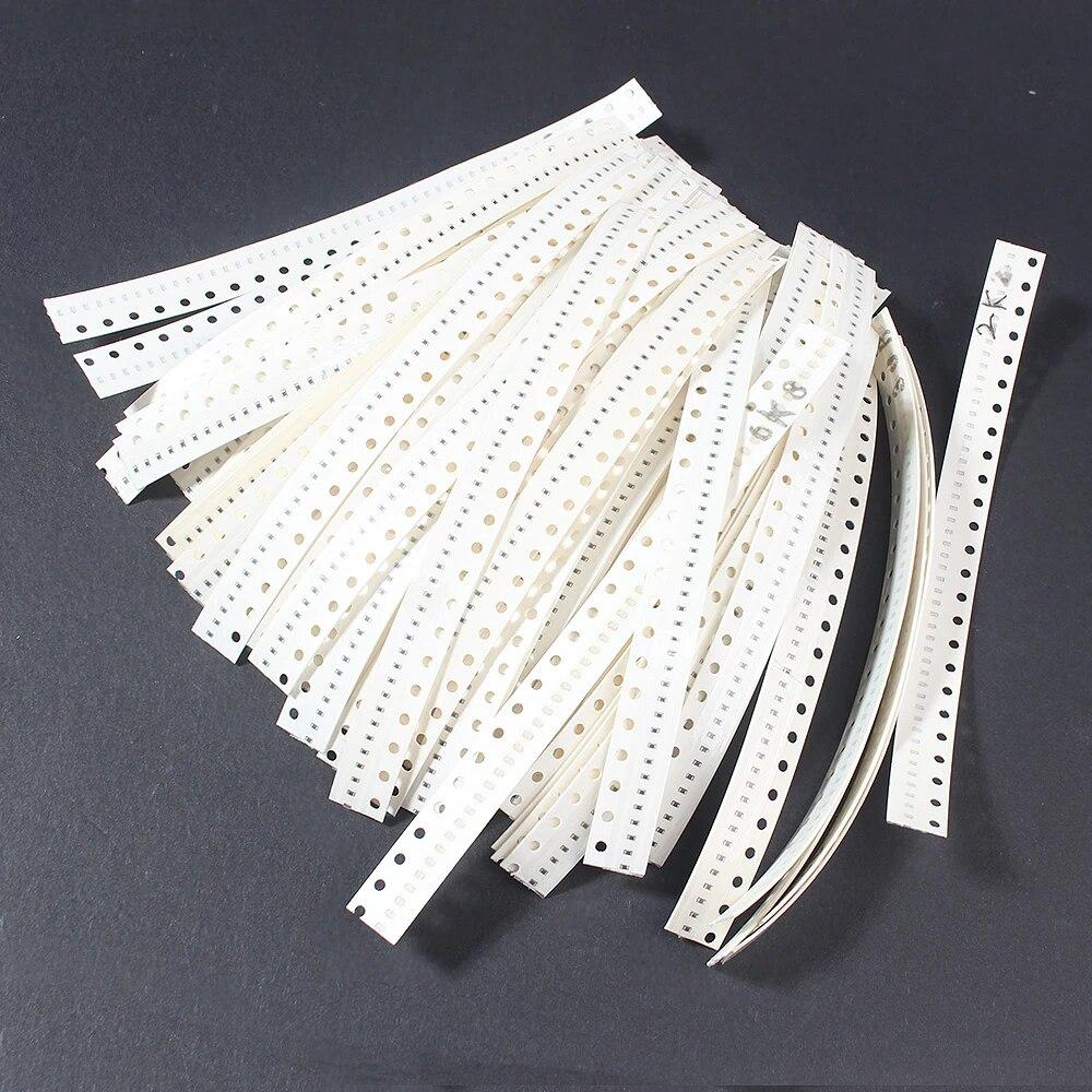 800 шт./4000 шт., 80 значений, 0402 2010, комплект резисторов в ассортименте, 10R ~ 910 кОм, образец резистора SMD, набор «сделай сам», 5% 100R 1K, 10K, 100K Ом