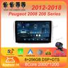 For Peugeot 2008 208 Series 2012 2013 2014 - 2018 Car Radio Android 14 Navigation Multimedia Player Carplay Auto Stereo BT Video