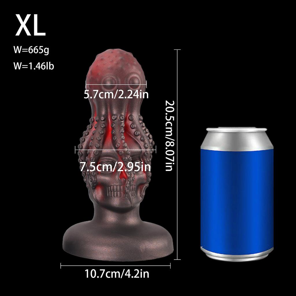 Популярный осьминог щупальце череп голова анальная пробка задний двор расширение массаж мастурбация устройство SM альтернативные формы дилдо