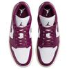 Кроссовки женские Air Jordan 1 Low Bordeaux Фиолетовый Белый Парус DC0774-161