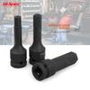 Hi-Spec 1/2 Impact Screwdriver Hex Bit Socket Heavy Duty Electric Wrench Drill Adapter H5 to H19 Cr-Mo Hand Tool for Auto Repair