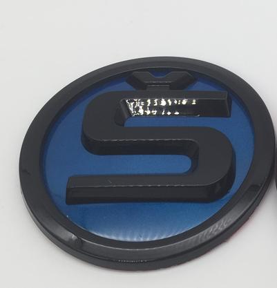 ADZ1 1pcs for SKODA S 90mm 80mm Car Front Grille Head Hood Emblem Rear Tail Bumper Trunk Sticker Badge Styling Accessories