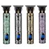 T9 USB перезаряжаемая машинка для стрижки волос с ЖК-дисплеем, электрическая машинка для стрижки волос, беспроводная бритва для мужчин, машинка для стрижки волос с коробкой