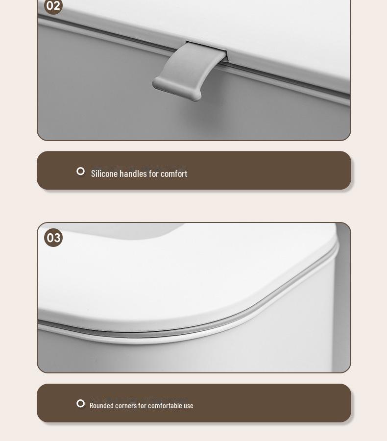 25 новых настенных мусорных баков: Крышка с двумя отверстиями, без проколов, ручка из силикона, материал ПП