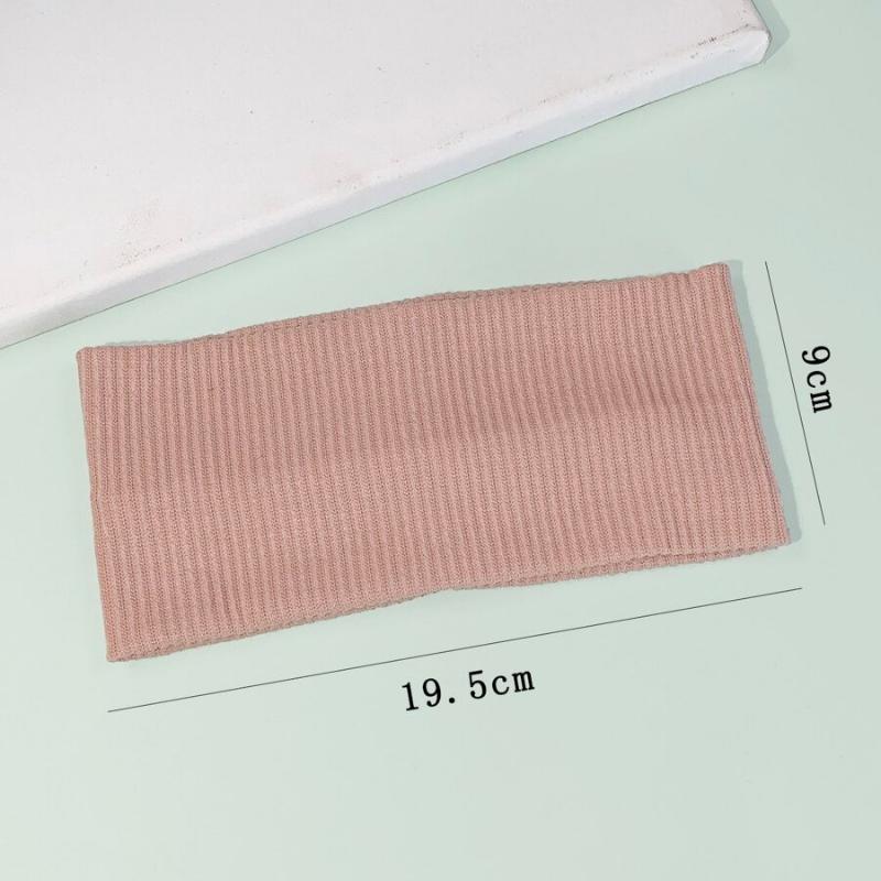 1 шт. Минималистичная вязаная повязка на голову, Повседневная спортивная повязка в стиле колледжа, Универсальные аксессуары для мужчин и женщин, Круглогодичное использование, Аксессуары для волос