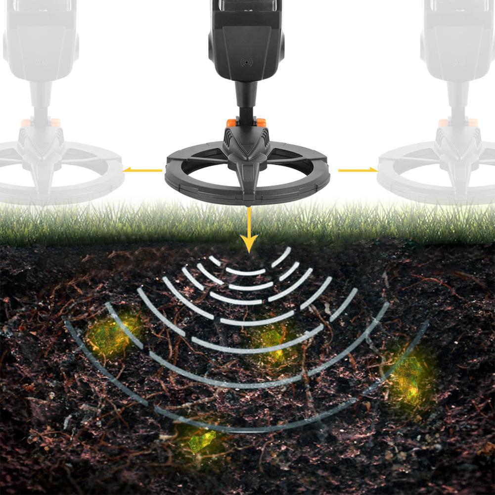 MD1008A Metal Gold Detector Handheld Handheld Gold Treasure Underground Metal Detector Tracker Seeker Finders With Search Coil