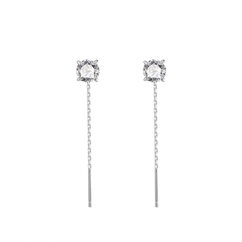 Серьги-осьминог из стерлингового серебра S925 с цирконием, женские легкие роскошные серьги, ювелирные изделия Meilong