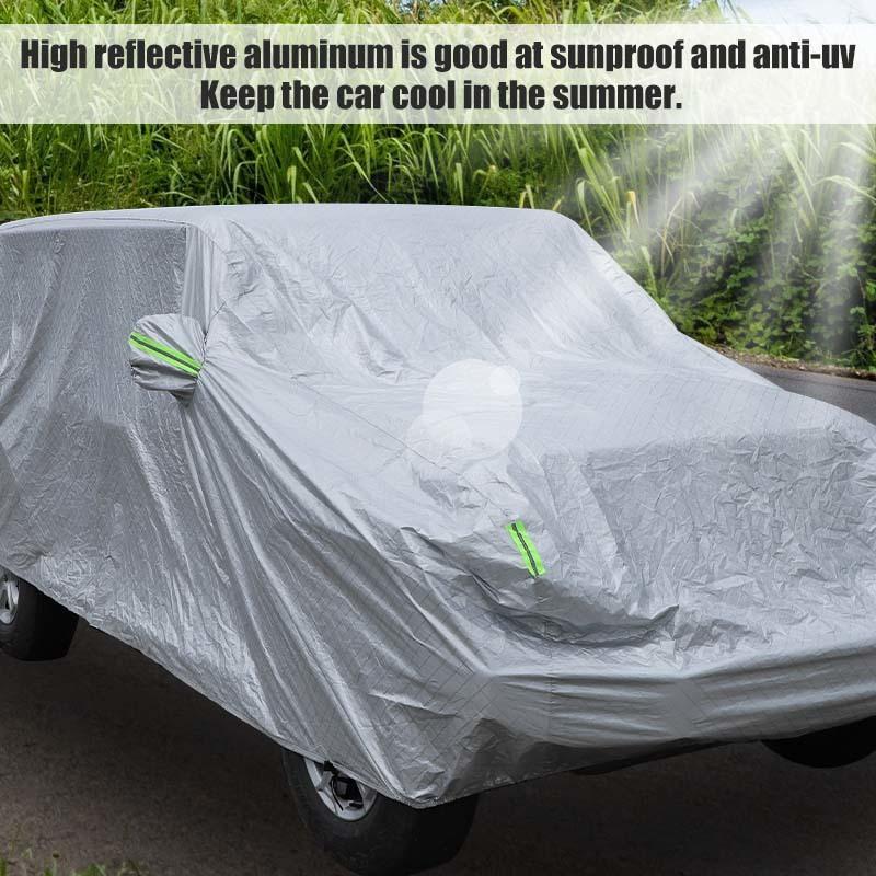 Водонепроницаемый всепогодный солнцезащитный козырек для лобового стекла, автомобильный чехол для Jeep Wrangler JK, для Wrangler JL, для BJ40 2007-2023, 4-дверная версия, внешние аксессуары