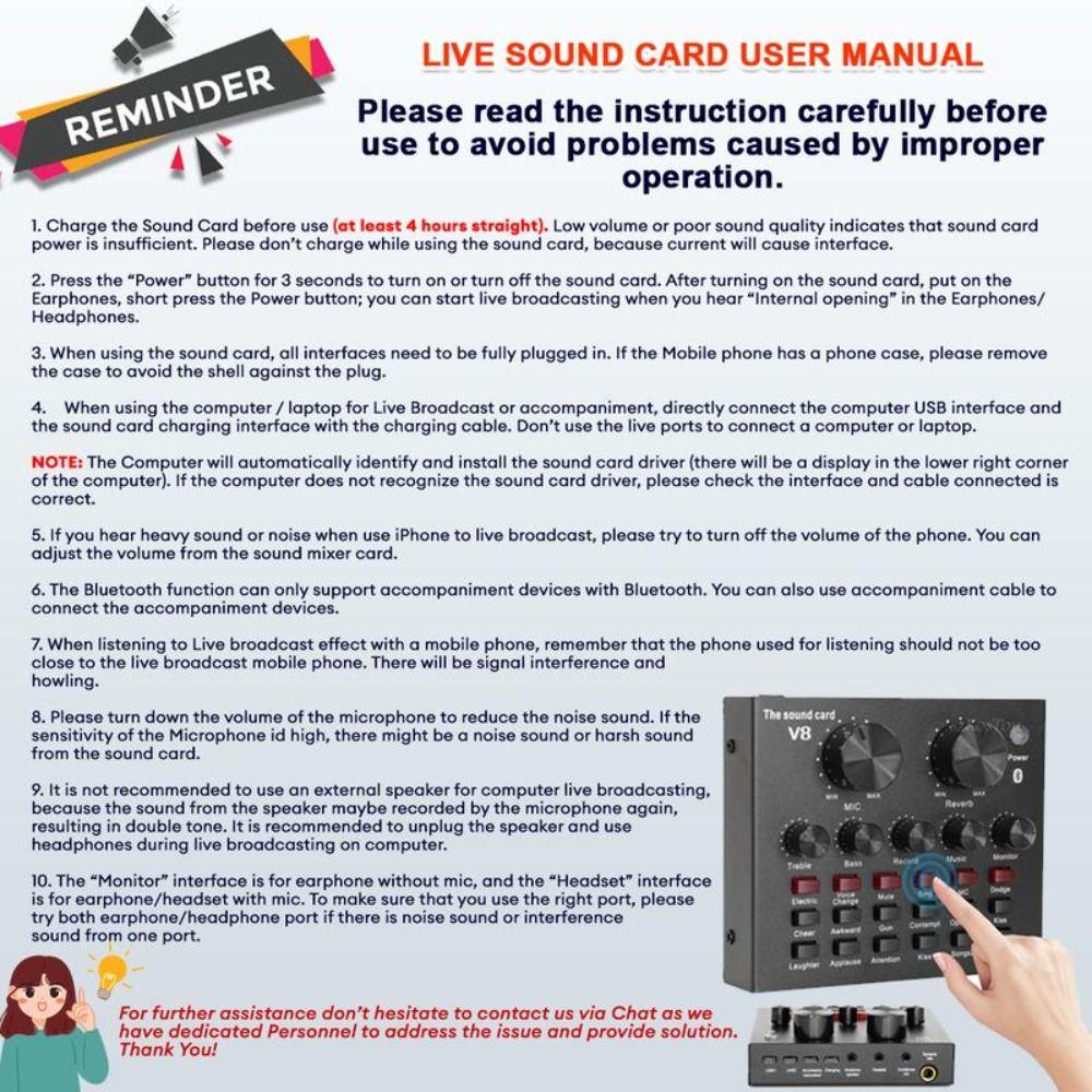 BM800 Audio Mixer Computer Sound Card Live Podcast Equipment Bundle Streaming Audio Smartphone