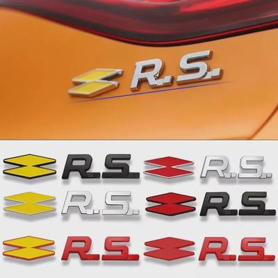 Металлическая эмблема наклейка на автомобиль для Renault RS GT Sport Clio Scenic Megane Koleos Arkana Espace Laguna Logan Sandero Safrane Vel Satis