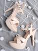 Женские босоножки на высоком каблуке Shoetopia с открытым носком, шпилька, ремешок на щиколотке, лакированные, для вечеринок, повседневные, этнические, для вечеринок и свадеб