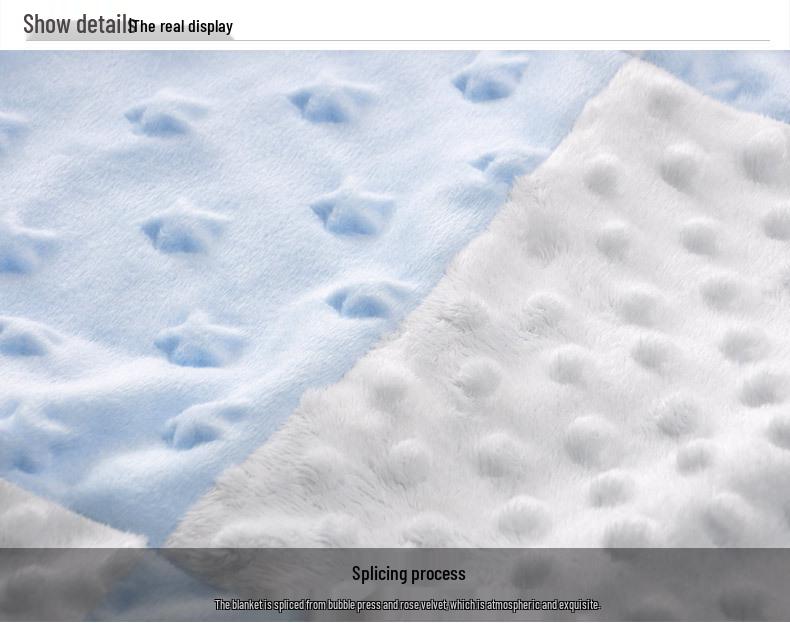 Супермягкий двухслойный флисовый детский кокон для новорожденных - Удобный для весны, лета и осени