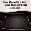 Car Trunk Mat For Toyota Corolla Non-hybrid 11th. Gen 2014 2015 2016 2017 2018 Custom Car Accessories Auto Interior