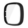 Стекло+Чехол Полный для Fitbit Versa 3 Защитный Чехол Защита Экрана Жесткий ПК Матовый Бампер Оболочка для Fitbit Sense Всесторонняя Защита