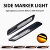 LED Side Marker Lights Blinker Turn Signal Sequential Fender Indicator Lamp For BMW 1 3 5 Series F30 E90 E91 E92 E93 E46 E60 E61