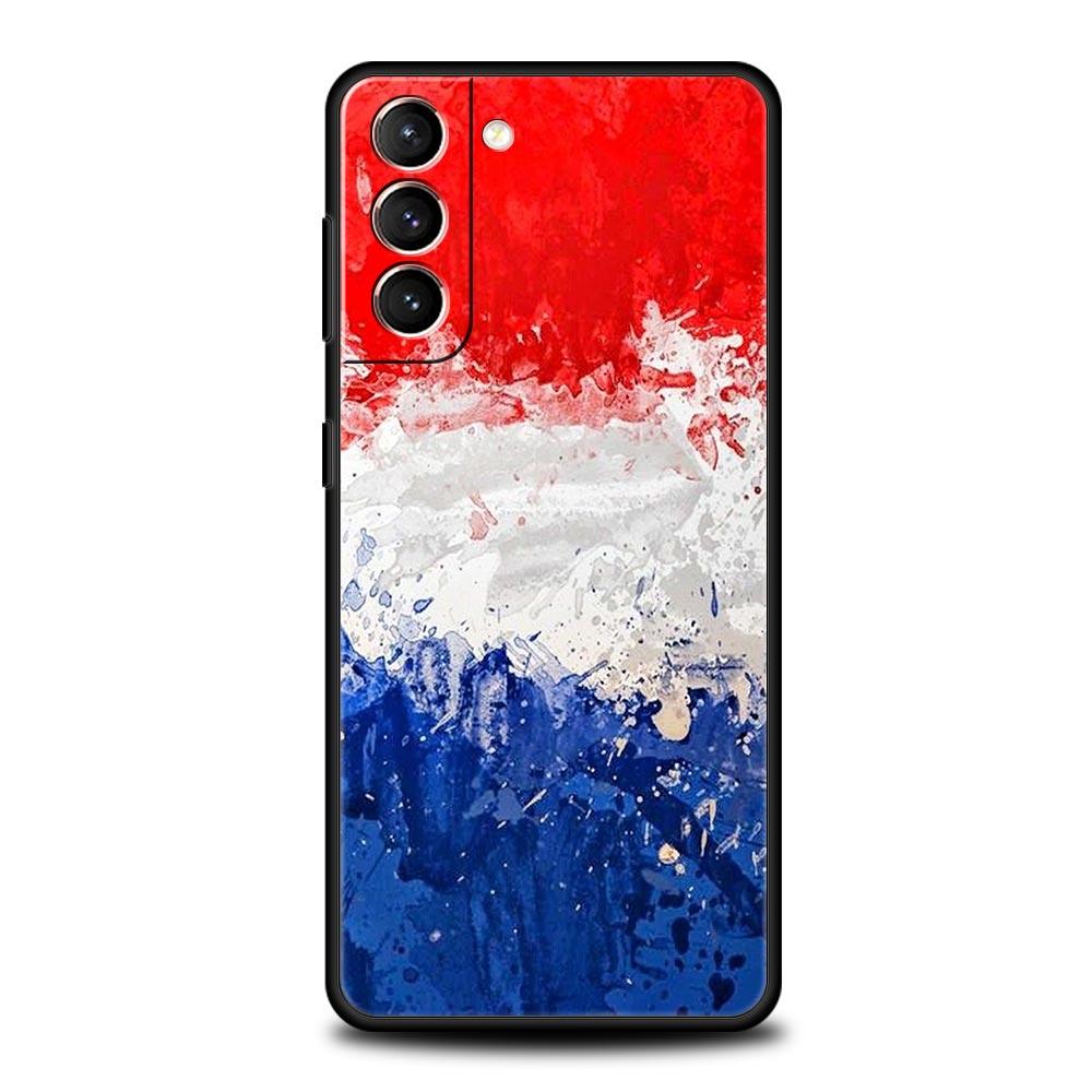 Чехол для телефона Samsung Galaxy S25 Edge S24 S23 S22 S21 Ultra S20 FE 5G S10 S10E S9 Plus Мягкий ТПУ Чехол Флаг Нидерландов