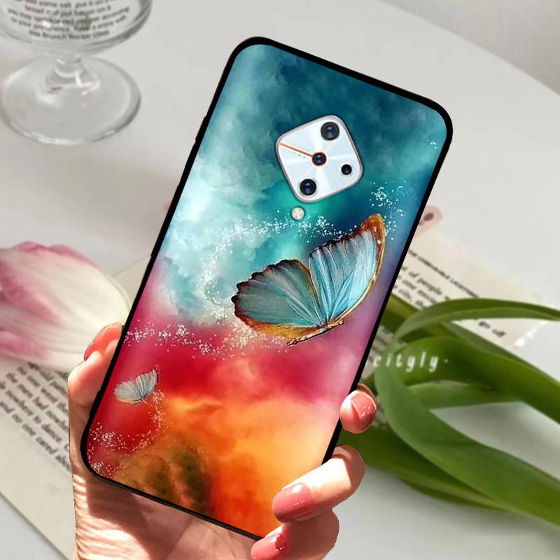 Чехол для Vivo V17 Чехол-крышка S1 Pro Силиконовый Мягкий Расписной Чехол для Телефона для VIVO 1920 V17 Россия Чехол TPU Бампер для vivoV17 V 17 s1Pro