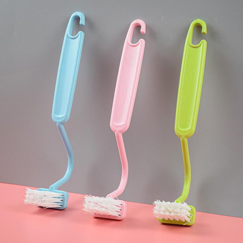 Japanese S-shaped Bent Toilet Brush for Dead Corner Cleaning