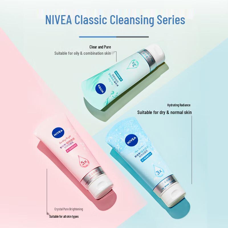 NIVEA Hydrating Foam Cleanser 3-Pack
