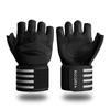 Training Gloves Long Wrist Wrap with Increase In Blister Prevention Structure Honeycomb Muscle Training Gym Dumbbell Bench Press Wrist Power Grip