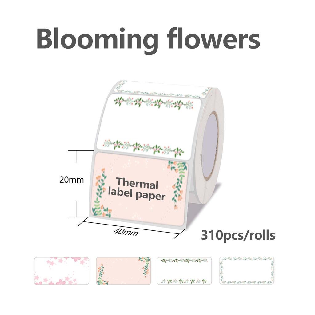 E210/P50/PT-260 Label Printer Sticker Self-Adhesive Thermal Paper, Compatible for Phomemo M110 M220 M200 Machine