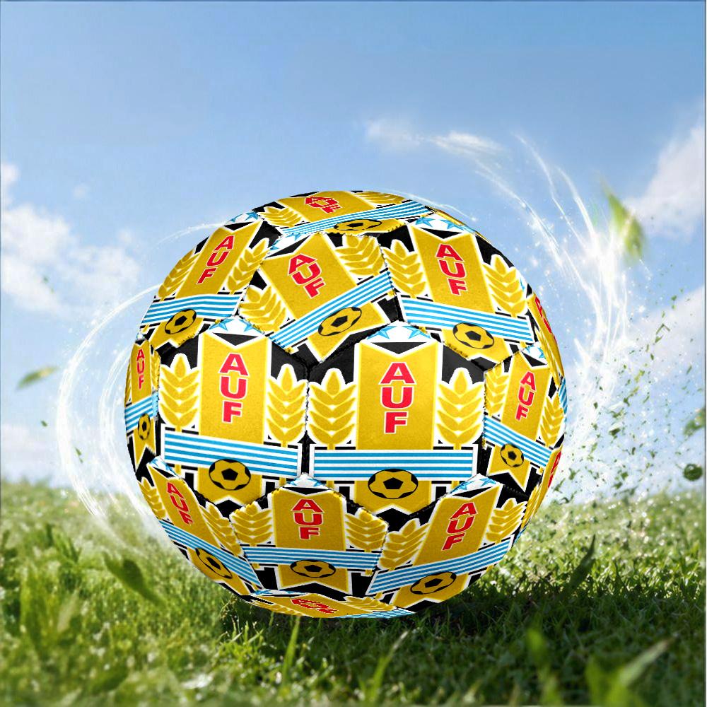 national Football Crest Printed Size 5 Soccer Balls, High-Quality, Anti-Slip, Protective Football, A Unique Gift , Birthdays, Christmas Gifts