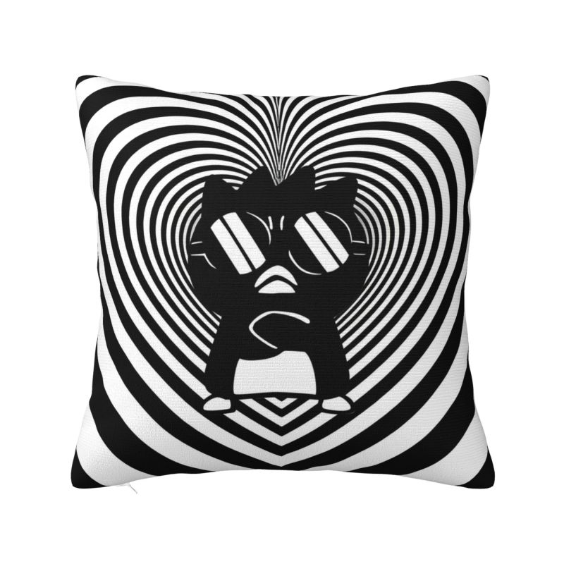 Пользовательская мультяшная наволочка Sanrio Badtz Maru 45x45 см Аниме Милый Пингвин Бархатная Милая Подушка-плед Чехол для Подушки Домашний Декор
