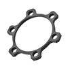 Alloy Bike Hub Conversion Adapter 100*15 to 110*15   Accessory (for Front)