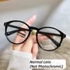 Round Pochromic Myopia Glasses Retro Color Changing Near Sight Glasses for Women Men Anti Blue Light UV Protection Eyeglasses