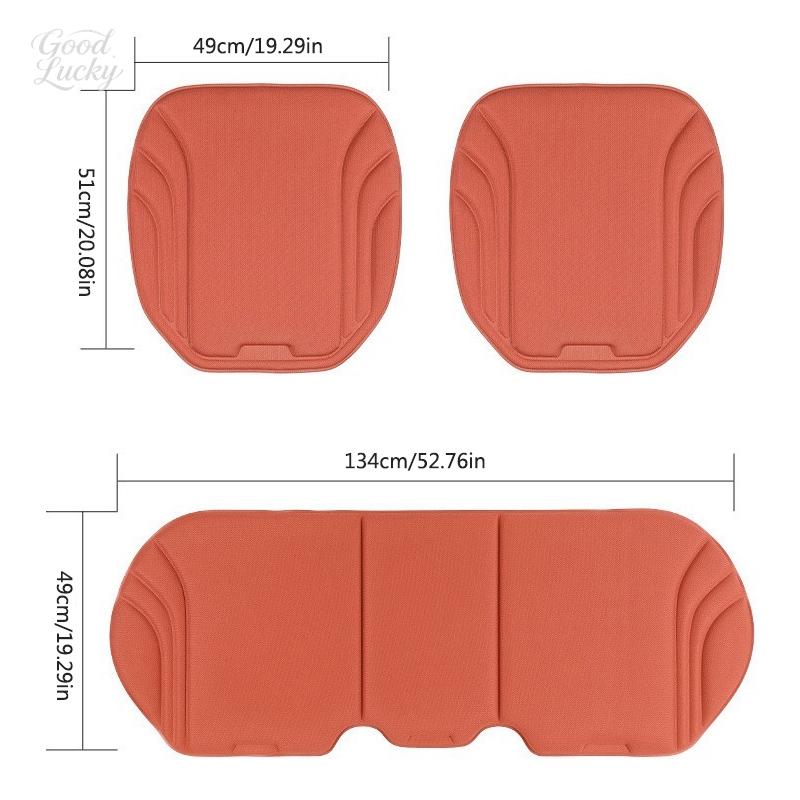 Luxury Car Seat Cover Seat Accessories Breathable Protection Cushion Anti-Slip For Mercedes Benz AMG W203 W206 W220 W205W211W212 HV6