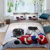 Спорт Хоккей Пододеяльник Горящий Хоккейный Шар для Подростка Спортсмена Черный Полиэстеровый Пододеяльник для Подарка Другу Украшение Спальни