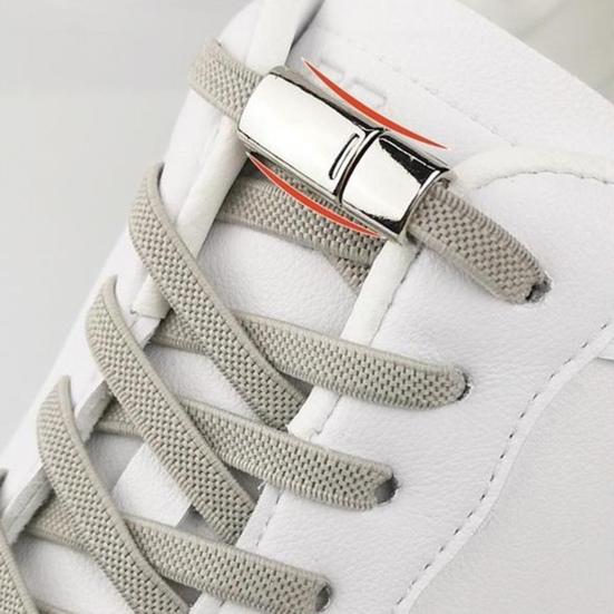 6 шт. магнитных ленивых шнурков пряжки набор без завязок быстрозажимные шнурки клипсы экономят время энергия двойной замок