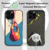 Чехол для телефона для спортзала, фитнеса, бодибилдинга для iPhone 16e, 16, 15, 14, 13, 12, 11, Plus, Pro, Max, Mini, с магнитной беспроводной зарядкой MagSafe