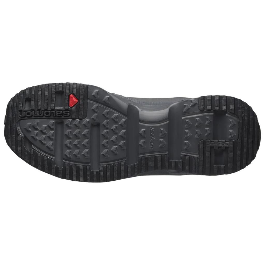 SALOMON Rx Slide Кожаные Минималистичные Нескользящие Шлепанцы с Закрытым Носком Унисекс Шлепанцы Черные 477511