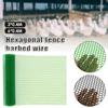 Plastic Wire Mesh Fence 9.8 X 1.3FT Roll For Poultry,Dogs, Rabbit, Snake Barrier and Gardening Chicken Wire Mesh Poultry Fencing