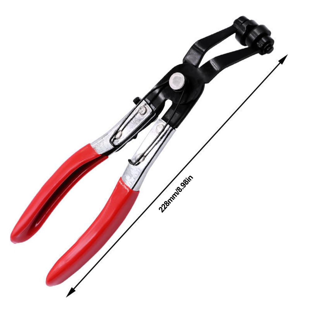 Car Exhaust Pipe C Clamp Removal Pliers Auto Clamps Puller Locking Car Hose Clamp Plier Water Pipe Hose Flat Band Ring Type Tool