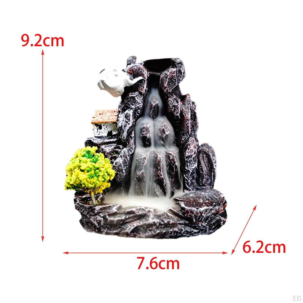 Обратный конус курильницы с водопадом для медитации