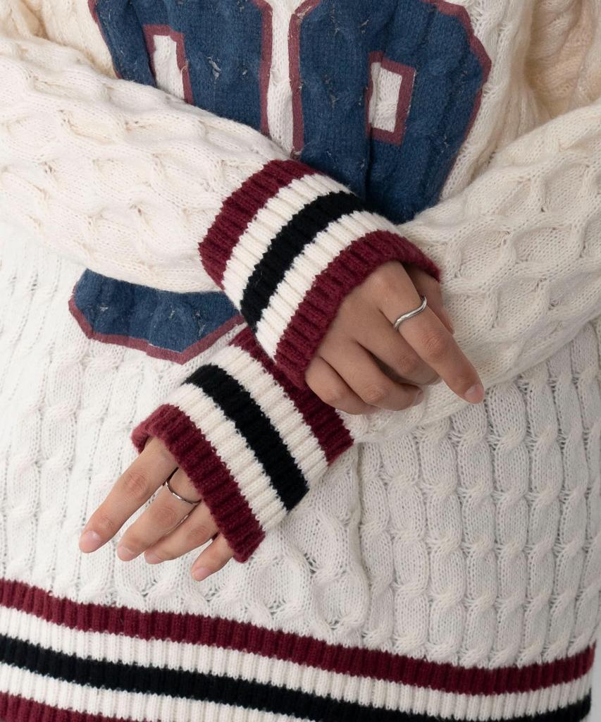 WEGO Сверхразмерный школьный белый цвет слоновой кости женский трикотаж, F,