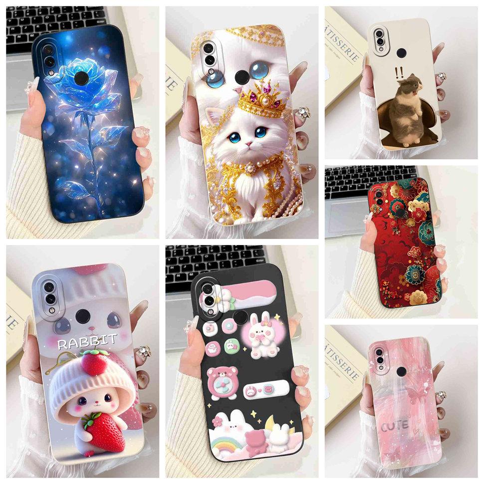For Xiaomi Redmi 7 6.26" Case Luxury Cat Cute Rabbit Soft Silicone Back Cover For Redmi 7 redmi7 Shockproof Phone Cases Coque