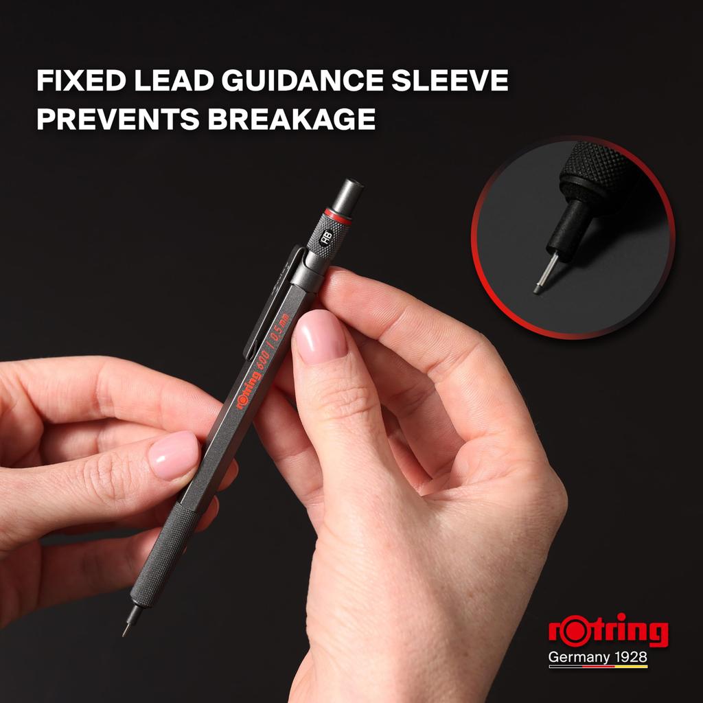 Rotring Механический карандаш 500N 0,7 мм 1904-727 [Официальный японский продукт] Черный