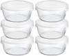 Hario Glass Storage Container Round 1200ml Set of 6 Heat-resistant MST-120-TW