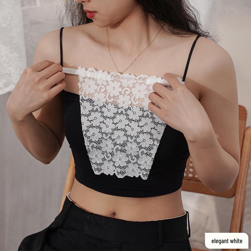 Универсальный кружевной чехол на грудь без бретелек - Однослойный и двухслойный, Защита от просвечивания, Защита от легкой утечки