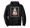 Snowman Vintage Retro Art Deco Christmas Hoodie