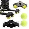 4Pcs Indoor Cycling Bike Foot Pads with 8 Tennis Balls for Wahoo Kickr Core Fitness Bike Shock Absorbing Anti-slip Floor Protector Workout Bike