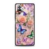 Чехол-бампер с дизайном бабочки для Redmi 14C 10C Note 15 14 13 12 10 11 K40 Pro Plus 5G Ударопрочный Мягкий ТПУ Корпус Fundas Сумка