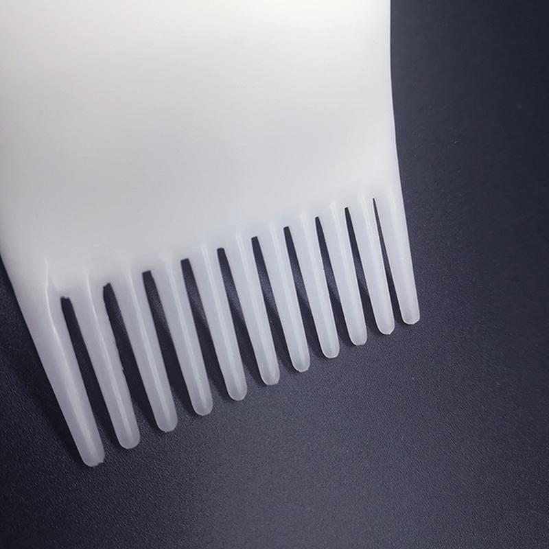 Hair Dyeing Agent Bottle Dense Tooth Combing Hair Salon Bottle Comb Hair Partial Dyeing Tool Bottle