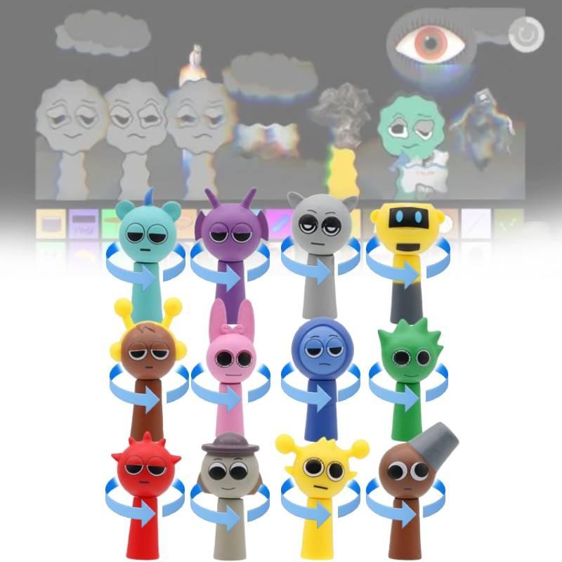 Unique Sprunki Rhythm Box Figurines In Various Colors Perfect For Cake Toppers And Collectibles